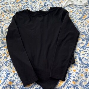 Wolford Black Long Sleeve Shirt